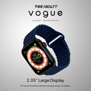 Fire-Boltt Vogue 52.1mm (2.05) Display, Always On Display, Wireless Charging, App GPS Smartwatch