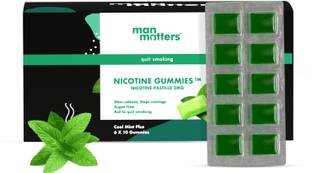 Man Matters Nicotine Gummies 2mg | Refreshing Mint Flavour Smoking Cessations