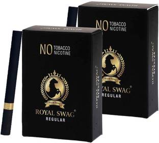 ROYAL SWAG Ayurvedic & Herbal Cigarette, Regular Flavour 20 Sticks - Helps in Quit Smoking Smoking Cessations