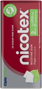 Cipla Nicotex Nicotine Paan Gums 2mg | Helps to Quit Smoking | 29 Gums Each Pack Smoking Cessations