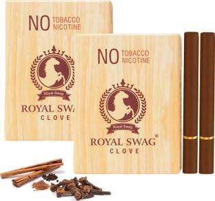 ROYAL SWAG Ayurvedic Herbal Cigarette Clove Flavour(20 Stick) Tobacco And Nicotine Free Smoking Cessations