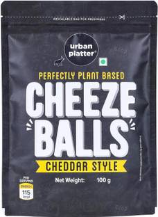urban platter Cheese Balls, (Cheddar Flavour, Plant-Based Vegan Snack)