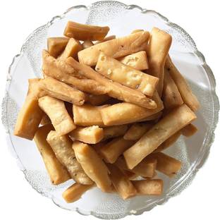 CHATOKDE Crispy Ajwain Namkeen Mathri Sticks| Nimki | Tea Time Snacks 500gm