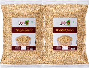 90's MILL Amravati Sorghum Jowar Jawar Puff Kurmura Kurmure Murmura Murmure Puf-150g*2Pack