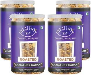 Healthy Treat Roasted Chana JOR Garam ( Pack of 4, Each 200 gm )