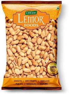 Lemor Roasted Peanut Without Skin (400 GMS, 2 Packets of 200 GMS Each)