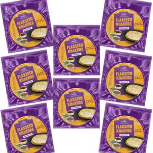 Vedic Garden Flax Seed Healthy Khakhra With Multigrains, Crispy Indian Snacks, Diet Friendly