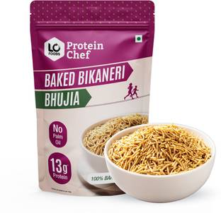 Lo! Foods Baked Bhujia| Palm Oil Free Healthy Snacks| Bikaneri Aloo Bhujia Sev