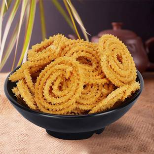 Organic Bites Butter Chakli, Homemade Chakli Snacks, Indian Snacks, Ready to Eat Snacks