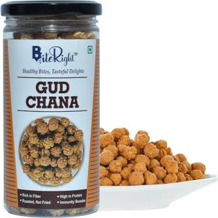 BiteRight Roasted Gur Chana | Gud Chana | Roasted Chana with Gud