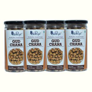 BiteRight Roasted Gur Chana | Jaggery Coated Chana | Gud Chana