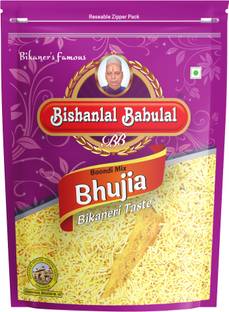 Bishanlal Babulal Boondi Mix Bhujia 400Gm Tasty Bikaneri Namkeen Healthy Snack