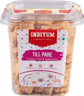 Indiyum Till Pare Traditional Indian Tea Time Snacks with Sesame Seeds BQ
