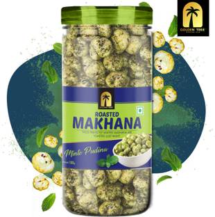 Golden Tree Mint Pudina Makhana| Roasted Fox Nuts with Refreshing Mint Flavor| Healthy Snack