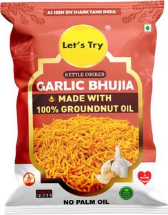 Let's Try Kettle Cooked Garlic Bhujia