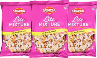 SATMOLA Lite Mix Healthy & Crunchy Namkeen – Pack of 3 (Each 160g)