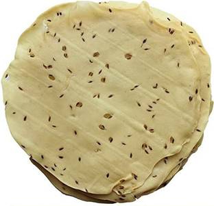 Veganic Amritsari Handmade Crispy Premium Papad | Jeera Papad - 400gm