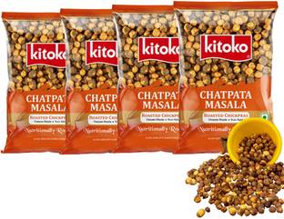 Kitoko Roasted Masala Chana | Sweet & Spicy Chickpeas With Skin | Masala Bhuna Chana