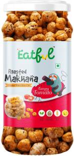 EATFUL Tangy Tomato Roasted Flavour Makhana Jar (Blended With Olive Oil)