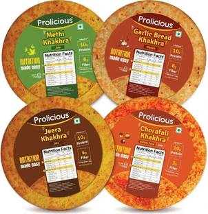 Prolicious Bestseller Khakhra Combo | High Protein & Fiber | No Palm Oil |Plant Based