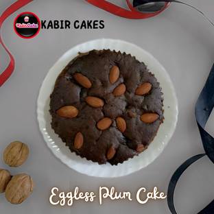KABIRCAKES Eggless Plum Cake with Dry Fruits, Rich Plum Flavour | Creamless Cake