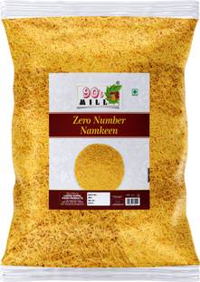 90's MILL Zero Number Namkeen Sev Nylon Sev Smooth Slims Namkeen Barik Sev-300g*1Pack