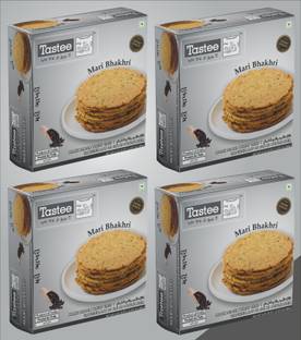 Tastee Mari (Black Pepper) Bhakhri 180g (Combo Of 4 Packs)