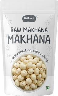 FitMunch Raw Makhana (Foxnuts) | Premium Grade Lotus Seeds(Phool Makhana) for Eating |