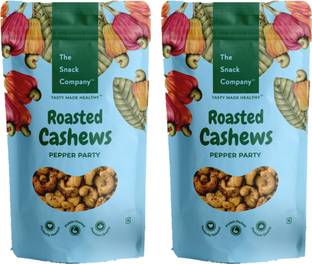 The Snack Company Roasted Salt & Pepper Cashew | Healthy Snack | Roasted Kaju
