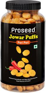 Proseed Jowar Puffs Peri Peri 150g Slow Roasted, Healthy Snack