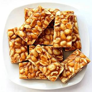 The Paratha & Ready Bites Gujarati Peanut and Jaggery Chikki -| Gujarati Special Gud Moongfali Patti