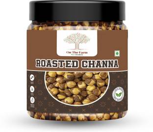 on the farm Roasted Channa | Crunchy Roasted Gram | Healthy & Protein-Rich Snack