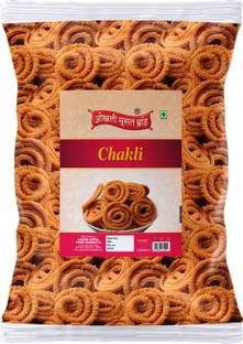 okhli musal brand Kerala Butter Bhajni Chakli Chakri / Chakoli Snacks||Namkeen Chakli-300g*1Pack