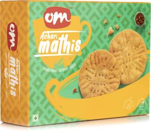 Om Sweets & Snacks Achari Mathi | 300 Gms each | Pack of 2