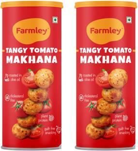 फार्मली रोस्टेड एंड फ्लेवर्ड मखाना - टैंगी टोमेटो 180g पैक फॉर 2 (90g ईच)