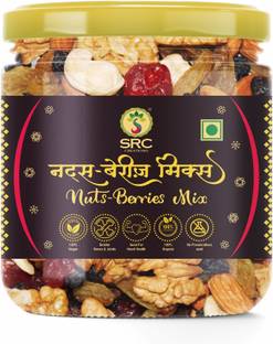SRC Creations Premium Nuts and Berries Mix, Organic Mixed Dry Fruits