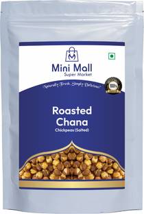 MINIMALL SUPER MARKET Whole Roasted Salted Chana with Skin/Bhuna Chana/Chana Namkeen