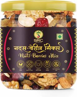SRC Creations Premium Nuts and Berries Mix, Organic Mixed Dry Fruits