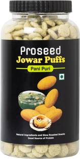 Proseed Jowar Puffs Pani Puri, 150g Slow Roasted Healthy Snack |Gluten Free