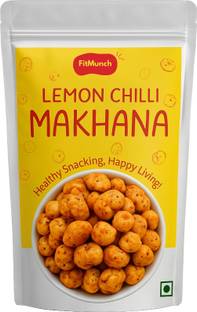 FitMunch LEMON CHILLI ROASTED MAKHANA | Flavoured Lotus Seeds