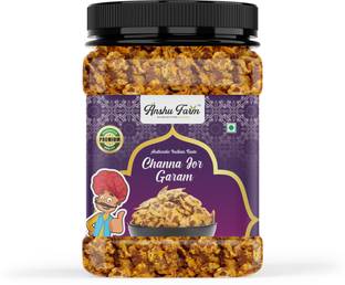 anshu farm Chana Jor Garam – Spicy Roasted Chickpeas | High Protein Snack