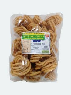 LUSKA Kanyakumari Savory Murukku Chakli Namkeen | Crunchy Snack | Zero Cholestrol