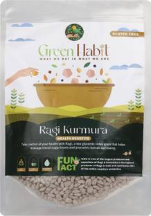 Green Habit Ragi Kurmura Murmuraaka Ragi Puff for Healhty Breakfast Snack Food