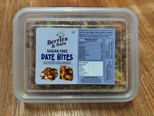 Berries & Nuts Date Bites Sugar Free With Sweetness Of Dates