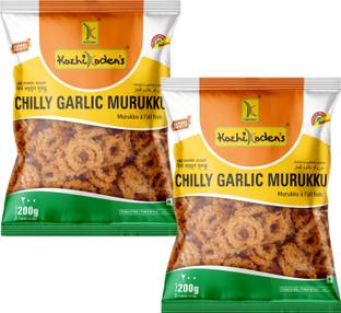 kozhikoden's Chili Garlic Murukku Chakli Crispy Spicy South Indian Snack