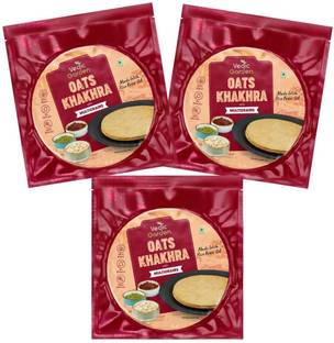 Vedic Garden Oats Healthy Roasted Khakhra With Multigrain, Indian Snack, Diet Friendly
