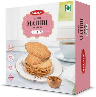 balasa Roasted Plain Mathiya (Tea Time Guiltfree Baked Bhakhri) Single Pack