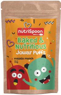 Nutrispoon Jowar Masala Puffs | Healthy Snacks | Baked, Not Fried | Delicious & Crunchy