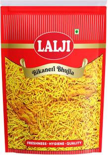 lalji Bikaneri Bhujia 400Gm Bikaneri Namkeen Crispy Healthy Snack