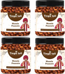 TINGA TOLI Masala Peanut Namkeen | Healthy Indian Snacks |Jar Pack]